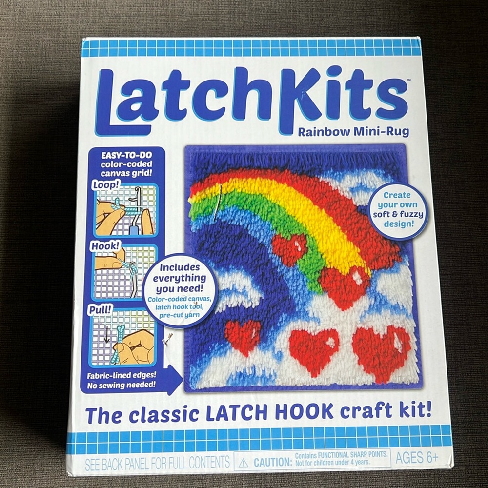 LatchKits Rainbow Mini-Rug
